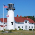 Amerikansk fyrtårn på Cape Cod