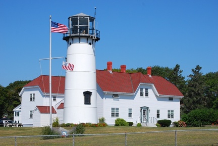 Amerikansk fyrtårn på Cape Cod